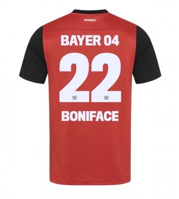 Bayer Leverkusen Victor Boniface #22 Replika Hjemmebanetrøje 2024-25 Kortærmet